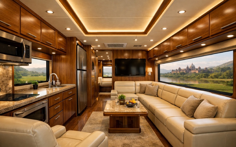 Luxury custom caravan India
