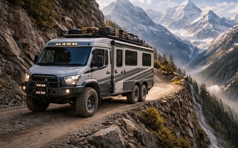 Off-road adventure caravan India